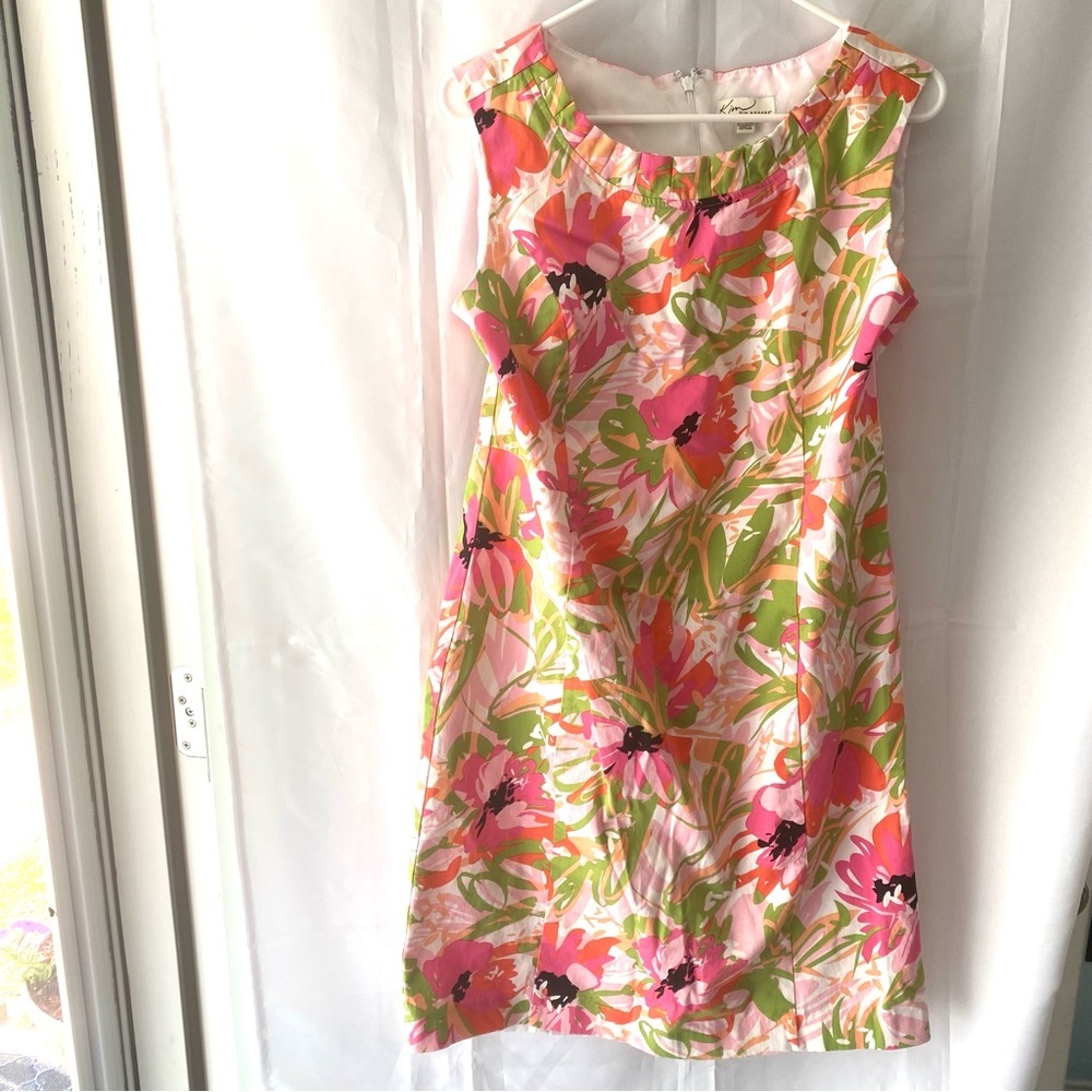 NWOT Kim Rogers dress floral SZ 16 - Picture 3 of 11